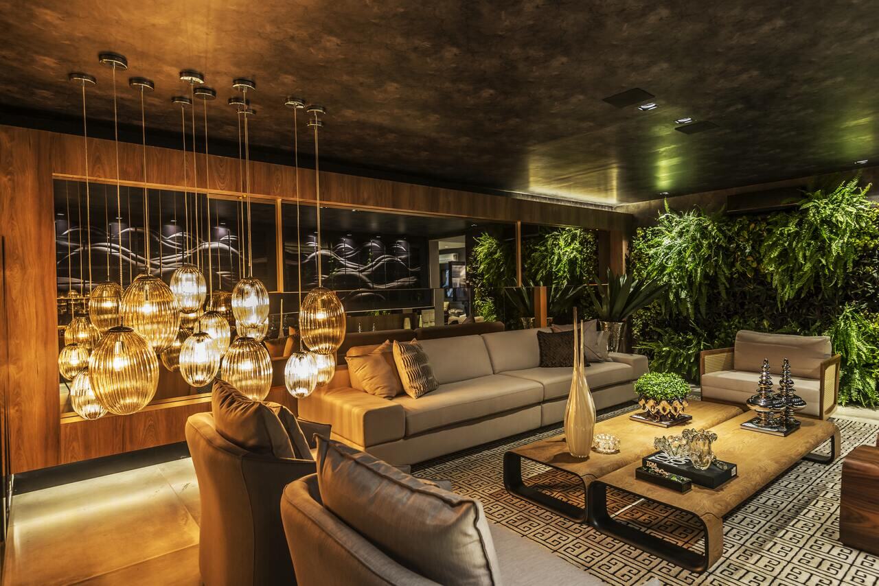 Sala Íntima Arq Paloma Ávila Espelho Cebrace Bronze Easy Resize com Easy Resize com